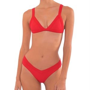 ONEONESWIMWEAR kameron & jesse FULL bikini in Red!